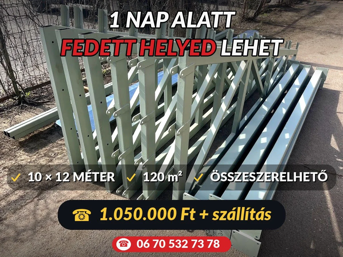 Korábbi árajánlat — 10×12 méter — 120 m²